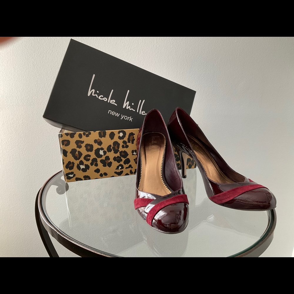 Nicole Miller Remmie Patent Pump